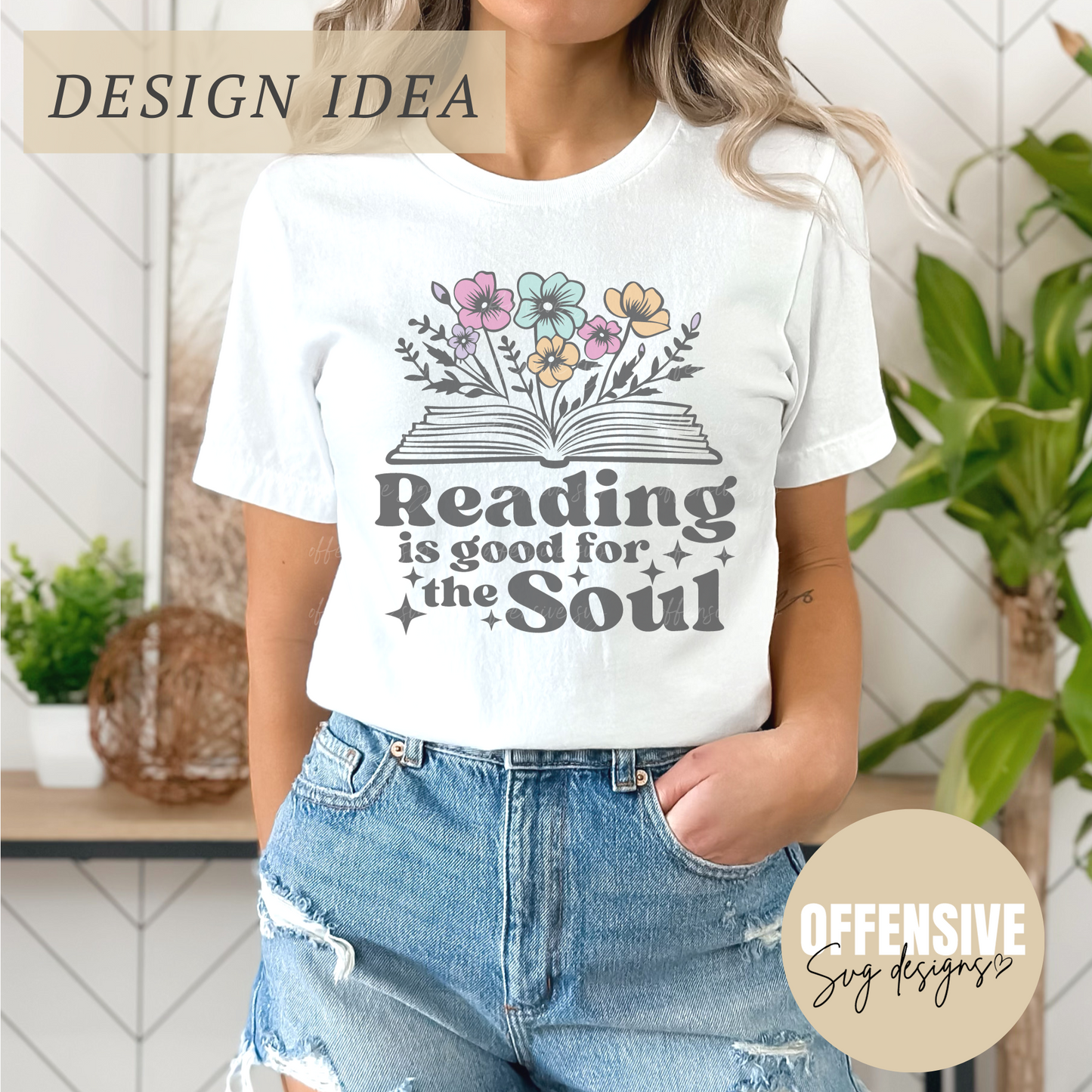 Reading Is Good For The Soul Svg, Book Lovers Svg, Reading Svg, Offensive Svg