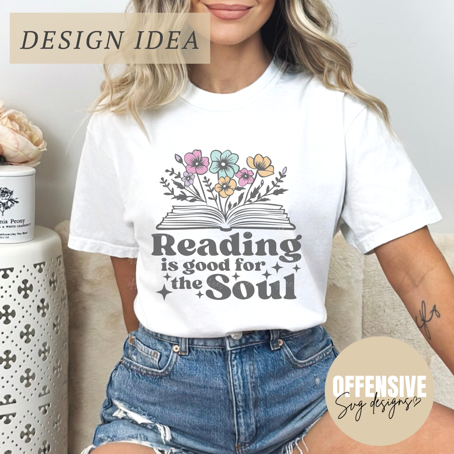 Reading Is Good For The Soul Svg, Book Lovers Svg, Reading Svg, Offensive Svg