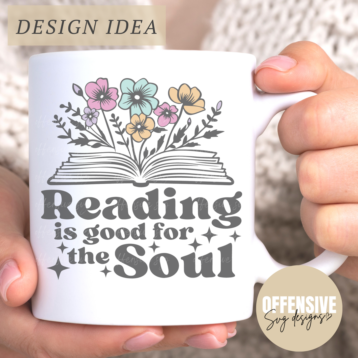 Reading Is Good For The Soul Svg, Book Lovers Svg, Reading Svg, Offensive Svg