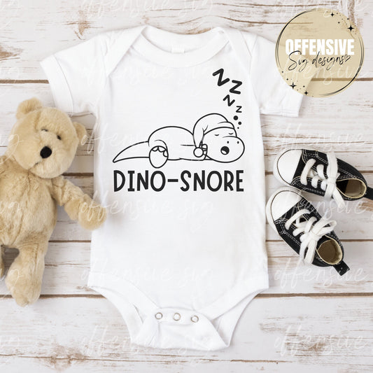 Dino Snore Svg, Dinosaur Svg, Boys Svg, Girl Dinosaur Svg, Dinosaur Onesie Svg, , Digital Download