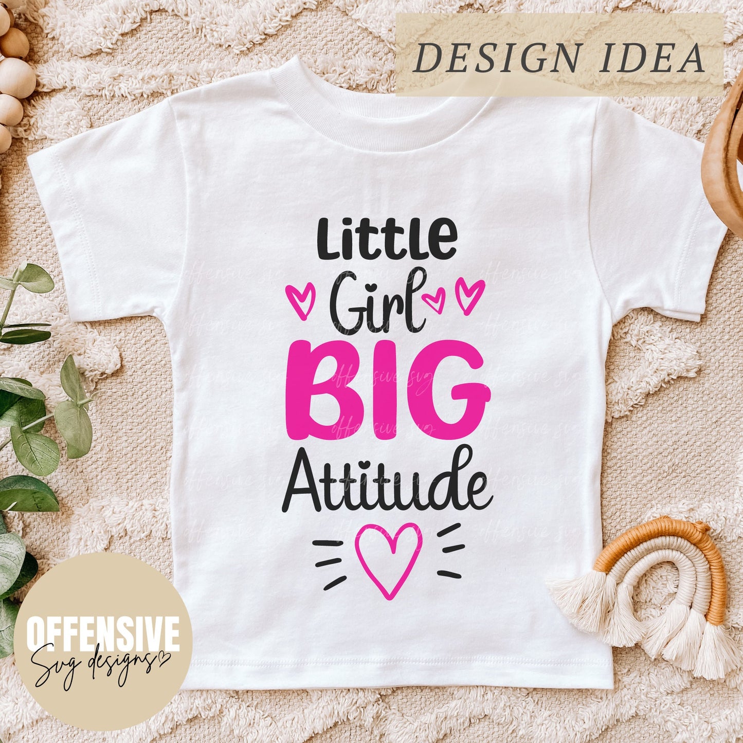 Little Girl Big Attitude Svg - Sassy Svg - Toddler Svg - Funny Kids Svg - Girls Shirt Svg - Cute Girls Svg - Cricut Cut File - Png