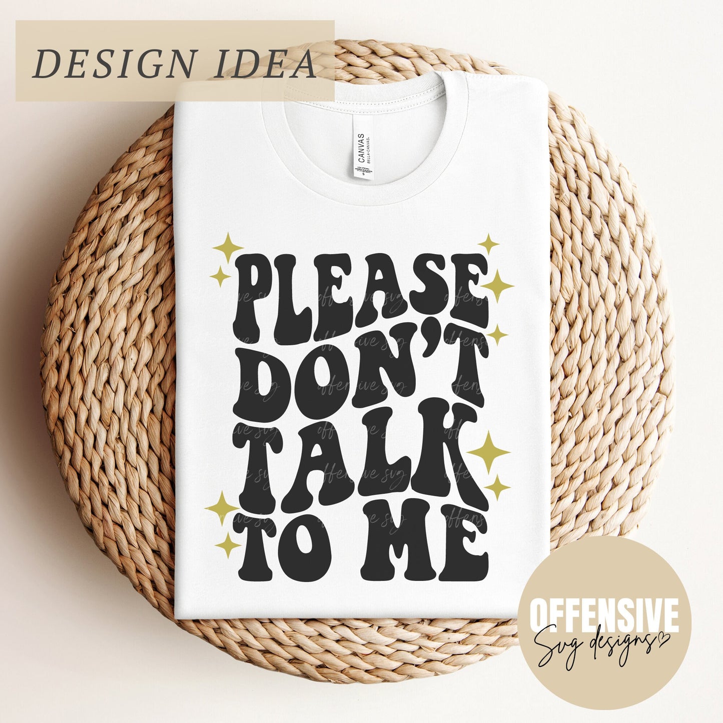 Please Don't Talk To Me Svg - Sarcastic Svg - Introvert Svg - Retro Svg - Moody Svg - Svg For Shirts - Cricut Svg - Sublimation Png