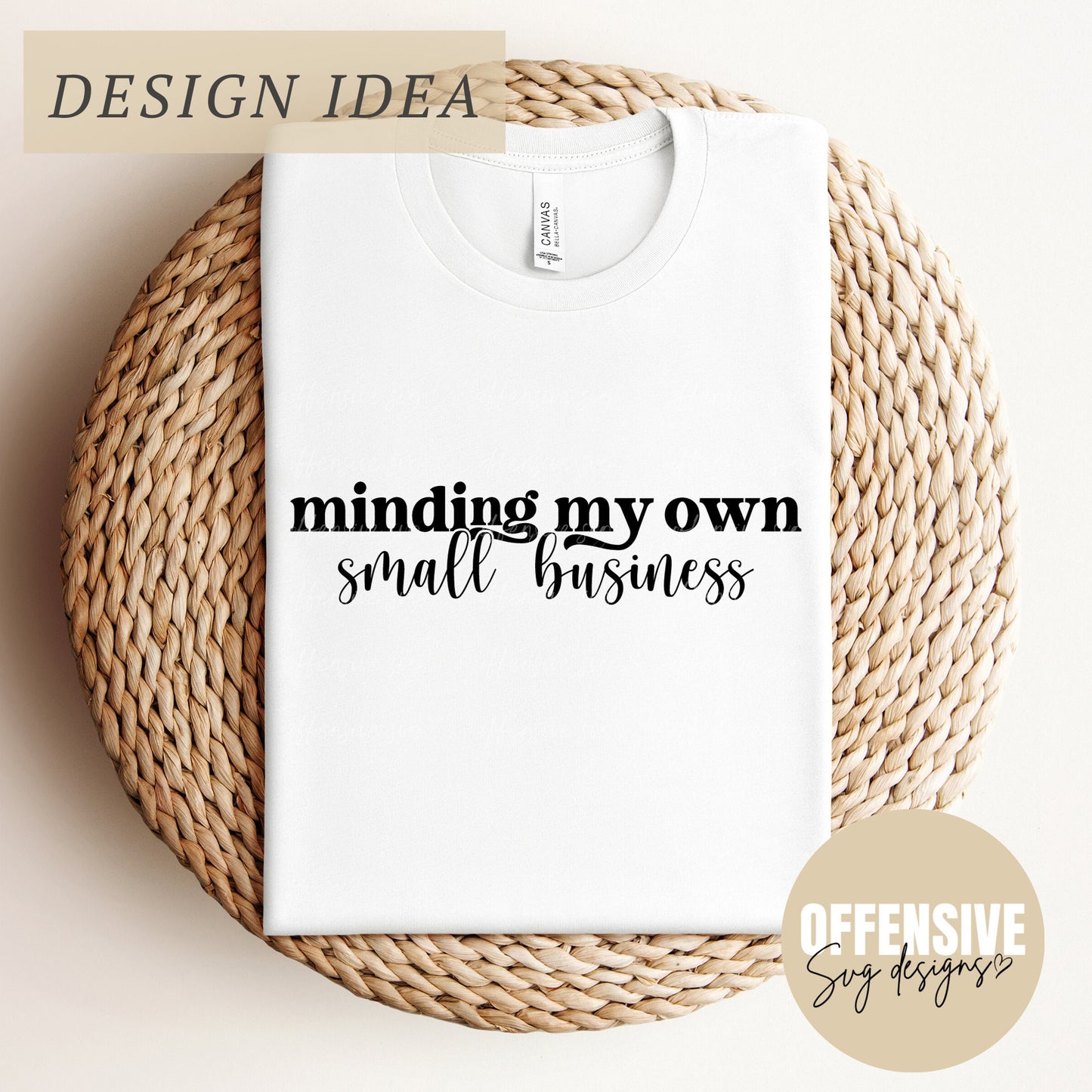 Minding My Own Small Business Svg - Small Business Owner Svg - Boss Babe Svg - Entrepreneur Svg - Mom Boss Svg - Small Biz Svg - Cricut Svg