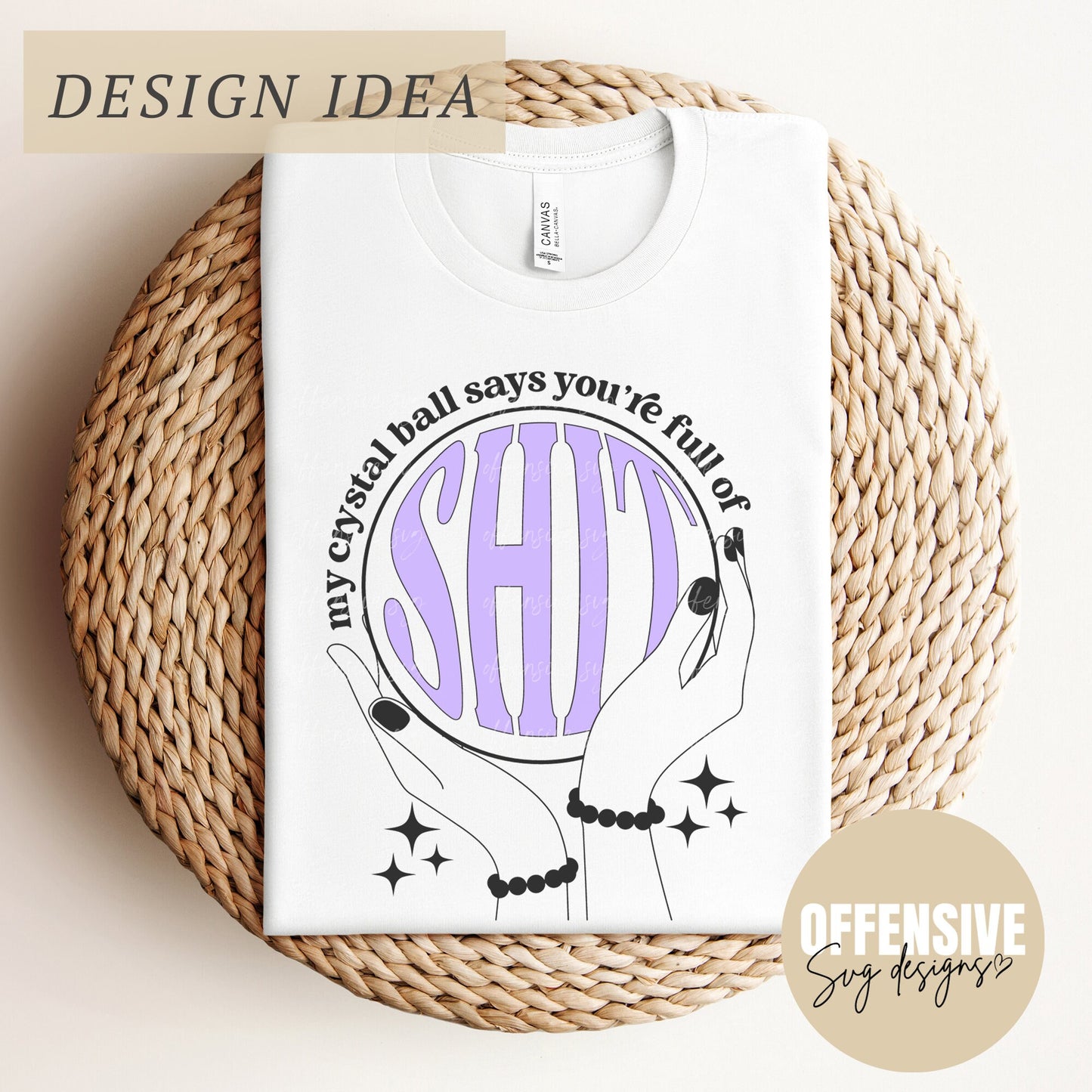 Witchy SVG | Mystical SVG | Sarcasm SVG | Adult Humor Svg | Crystal Svg | By Offensive Svg