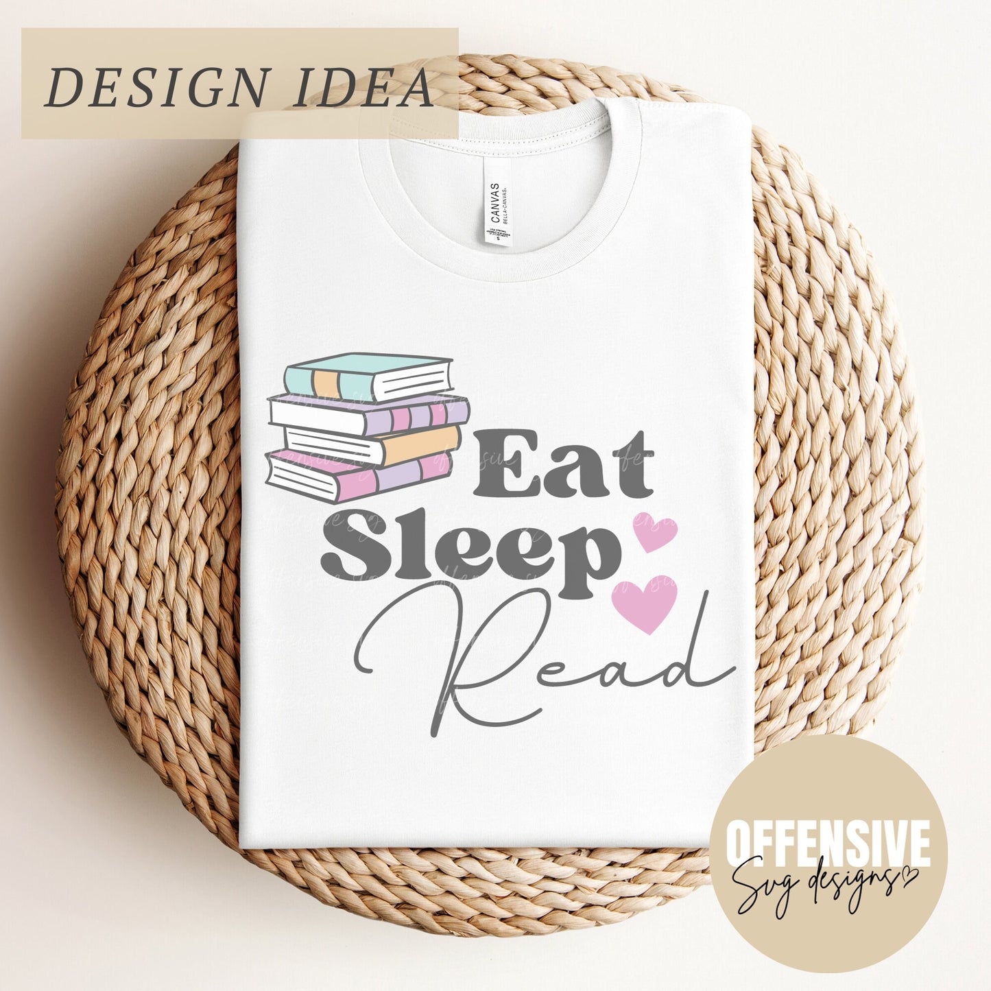 Eat Sleep Read Svg, Book Lovers Svg, Reading Svg, Booktrovert Svg, Librarian Svg, Teacher Svg, Booktok Svg, Library Tote Svg