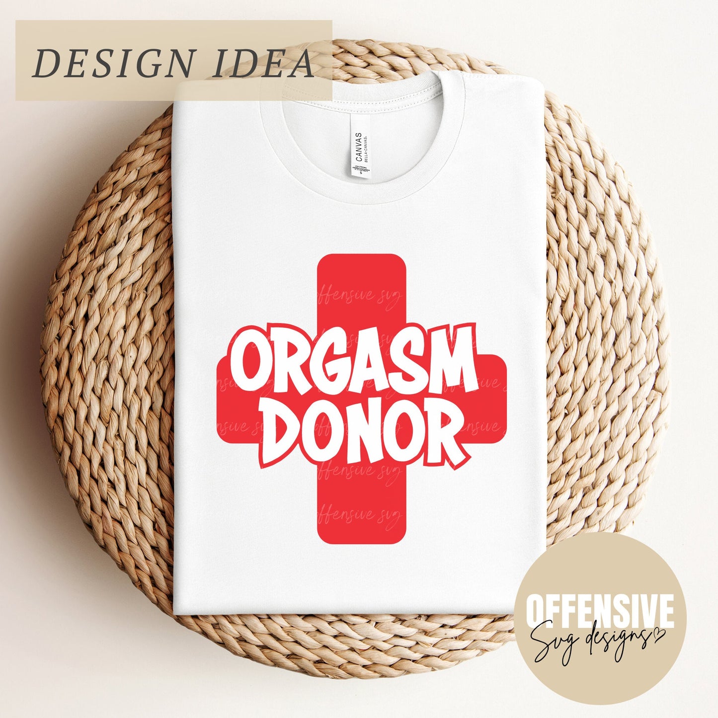 Orgasm Donor SVG, Funny Mens Boxers SVG, Valentines Day SVG, Sexual Svg, Inappropriate Svg, Sarcasm Svg, Gag Gift For Him | By Offensive Svg