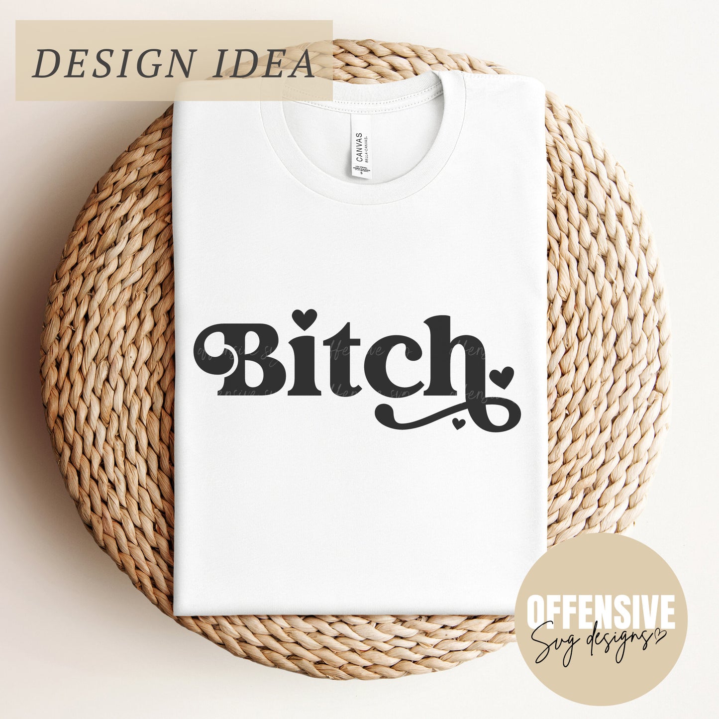 Bitch SVG | Inappropriate SVG | Adult Humor SVG | Bad Bitch | By Offensive Svg