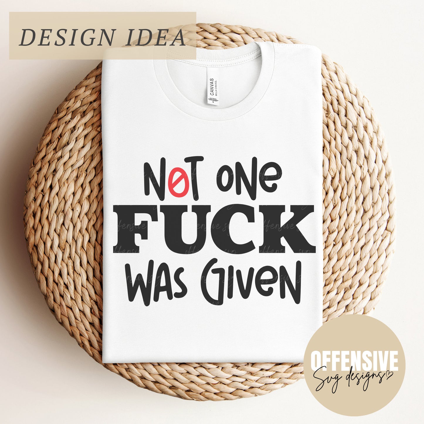 Sarcasm SVG, Snarky SVG, Funny Sarcastic, Adult Humor, Not One Fuck Was Given, Zero Fucks, PNG Digital Download | By Offensive Svg