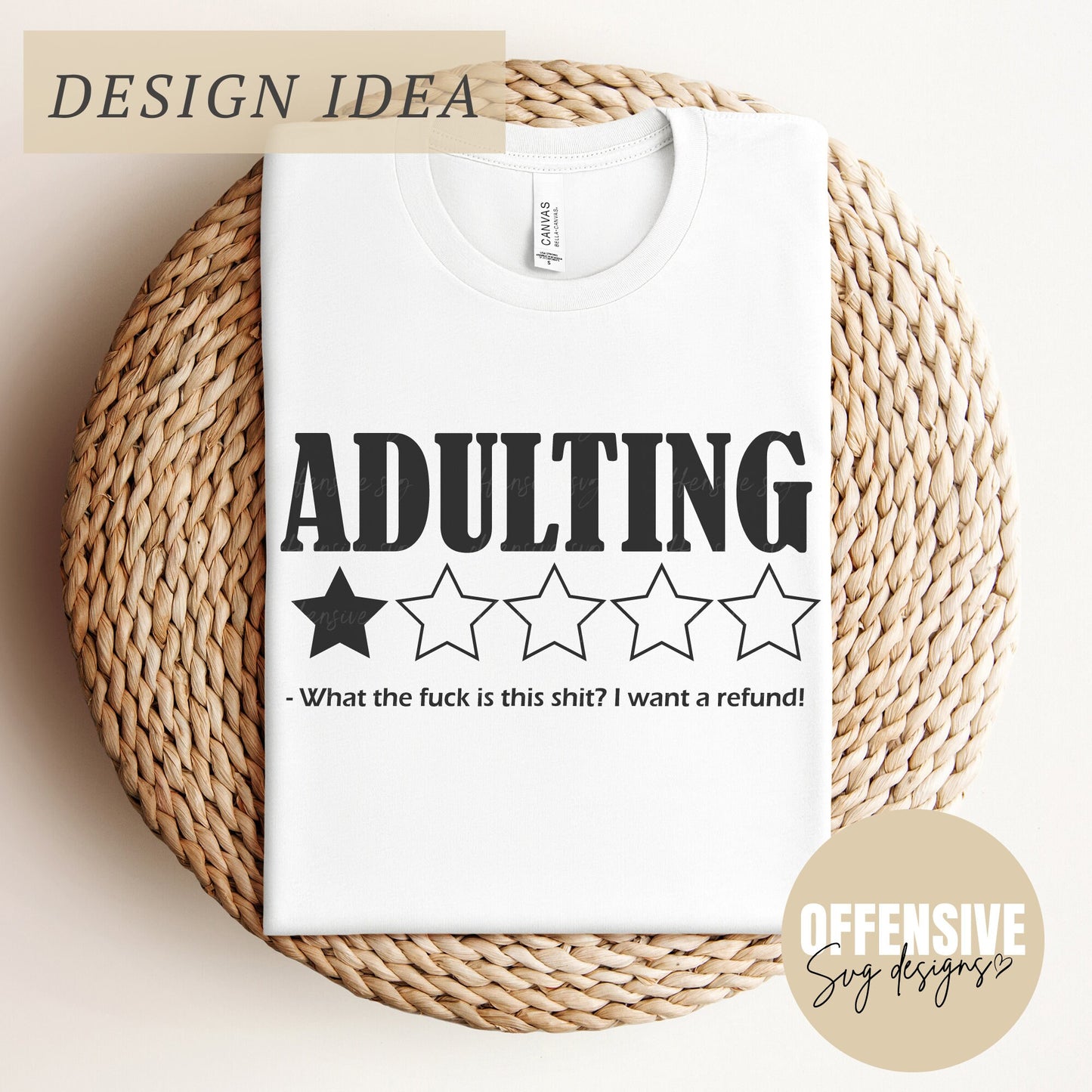 Sarcastic SVG, Adulting Review SVG, Cricut Svg For Shirts, Digital Download | By Offensive Svg